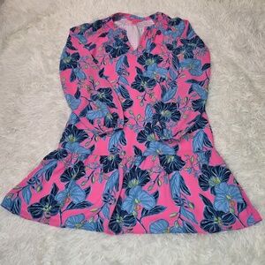 Lilly Pulitzer Lucee Long Sleeve Dress "Blooming For You"